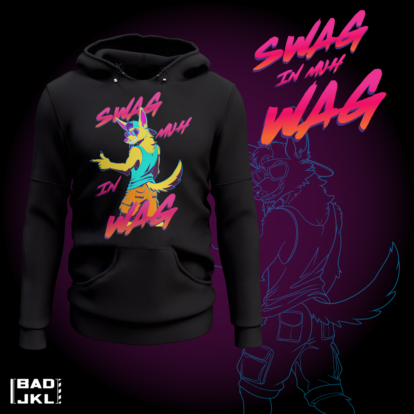 Swag in My Wag ⫸ Pull-Over Hoodie