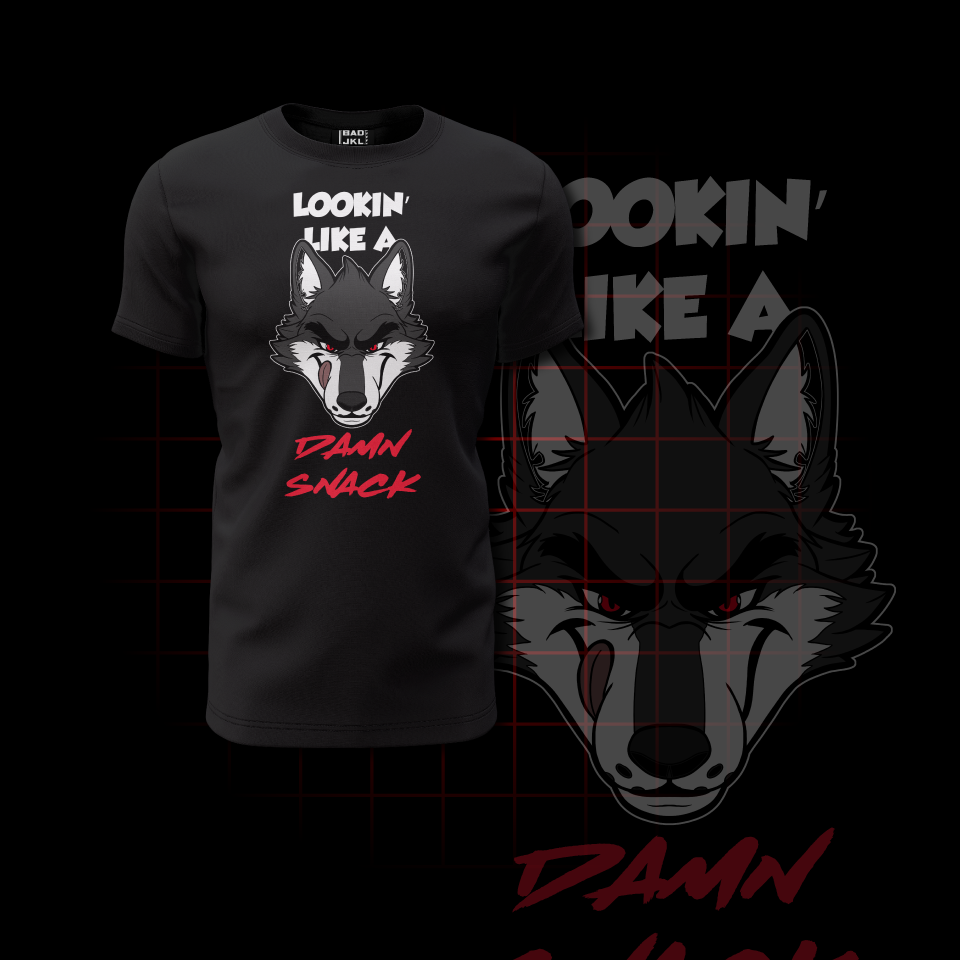 Lookin' Like A Damn Snack [Male Wolf] ⫸ Unisex T-Shirt