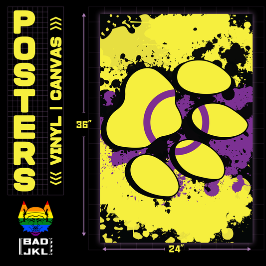 Intersex Pride Splat ⫸ Poster