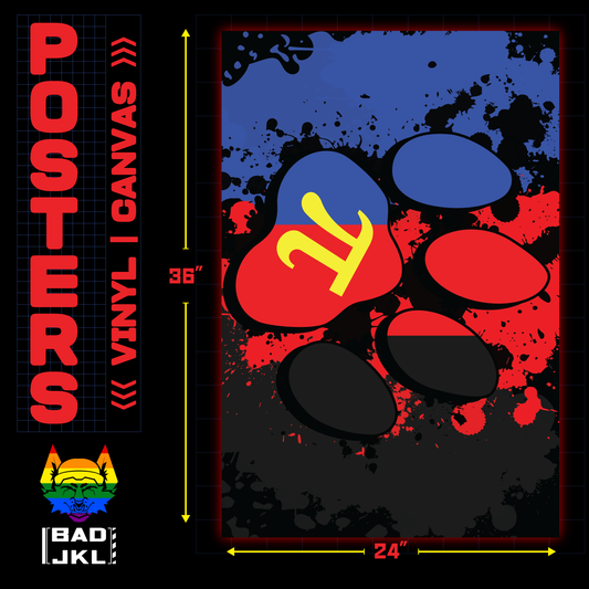 Polyamory Pride Splat ⫸ Poster