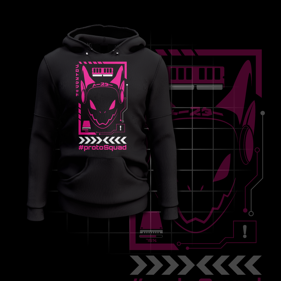 #ProtoSquad ⫸ Pull-Over Hoodie [PINK]