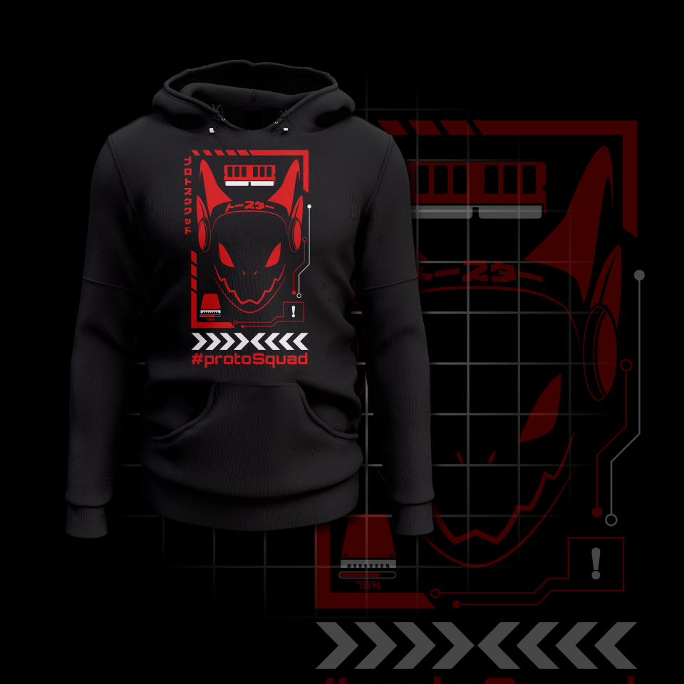 #ProtoSquad? ⫸ Pull-Over Hoodie [RED]