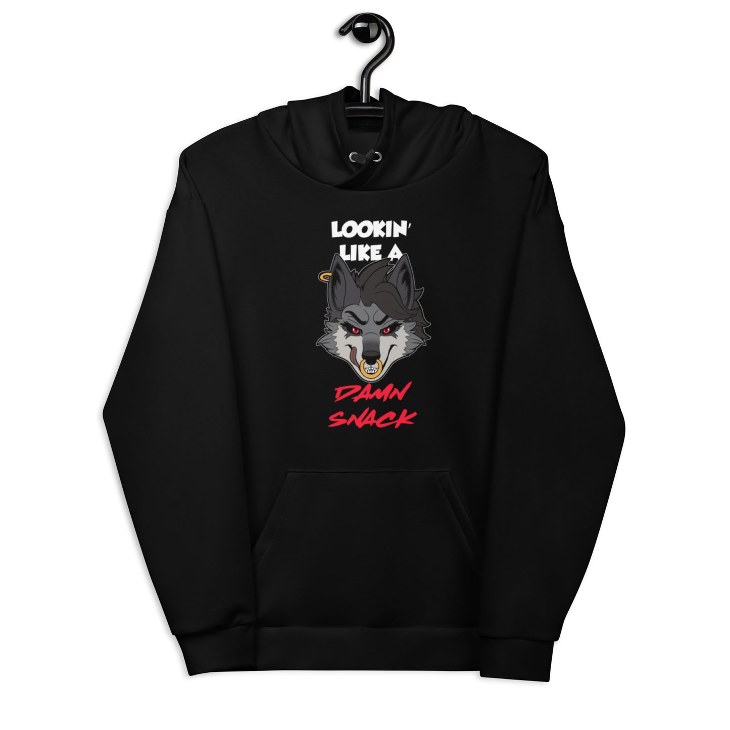 Lookin' Like A Damn Snack [Female Wolf] ⫸ Pull-Over Hoodie