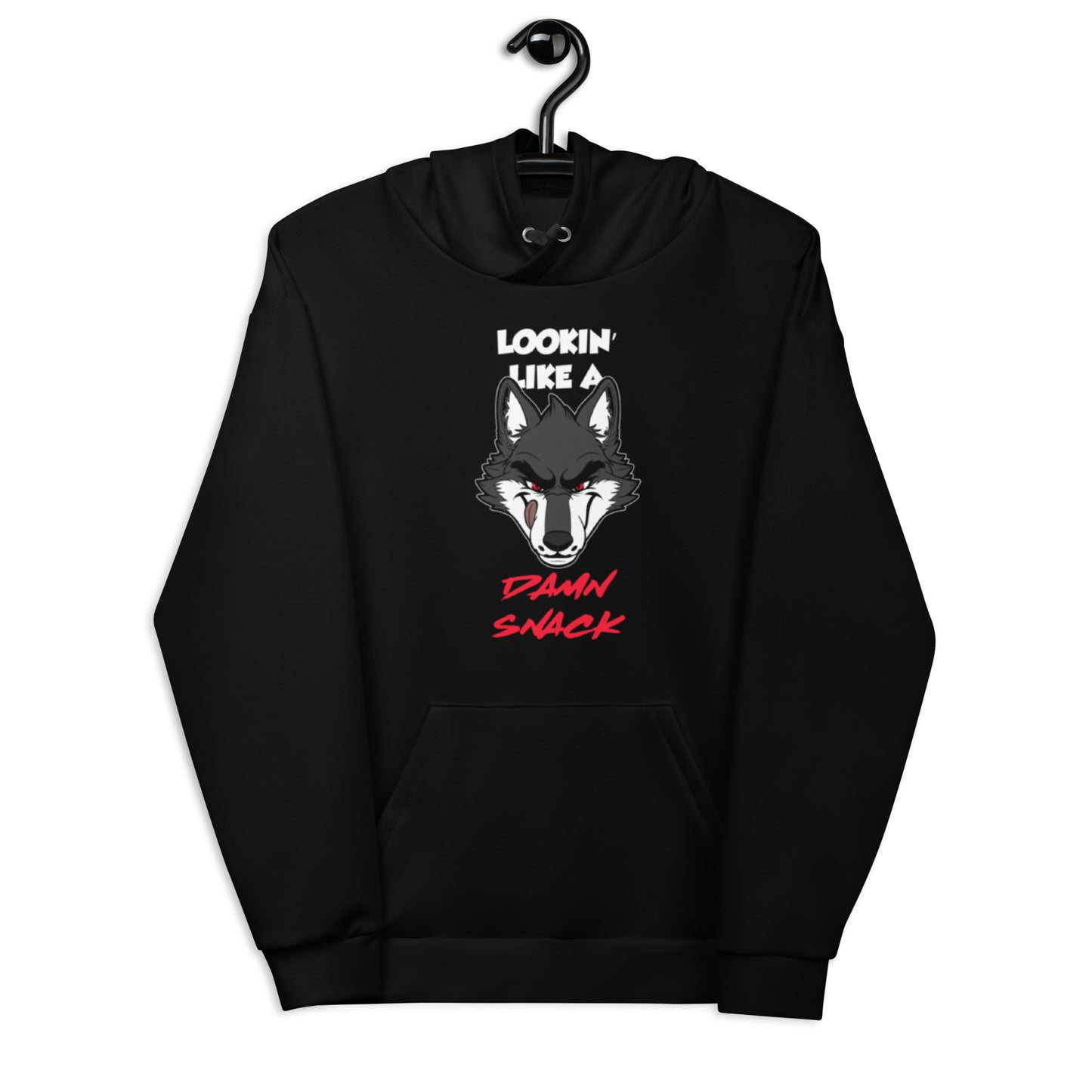 Lookin' Like A Damn Snack [Male Wolf] ⫸ Pull-Over Hoodie