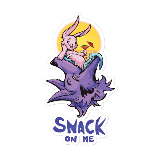 Snack on me - Sticker